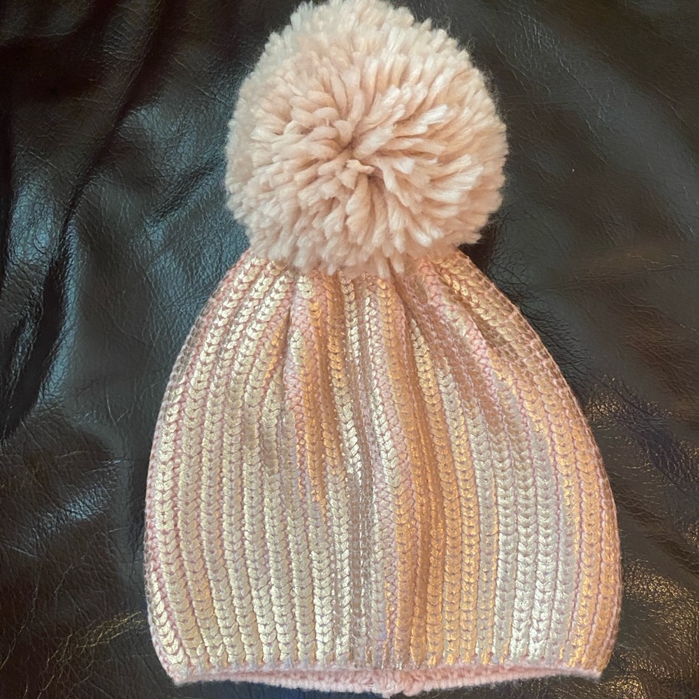 GAP Kids Soft Pink Knit Hat
